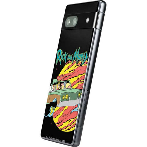 Adult Swim Rick and Morty Family Wagon Google Pixel 7a Skin